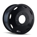 WHEEL ALUM MATTE BLK 24X8.25