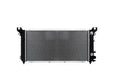 RADIATOR ALUM/PLASTIC 1-ROW