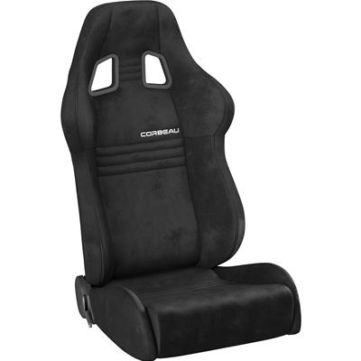 SEATS A4 BLACK MICROSUEDE PAIR