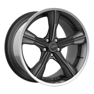 WHEEL GUNMETAL W/POL LIP 20X11