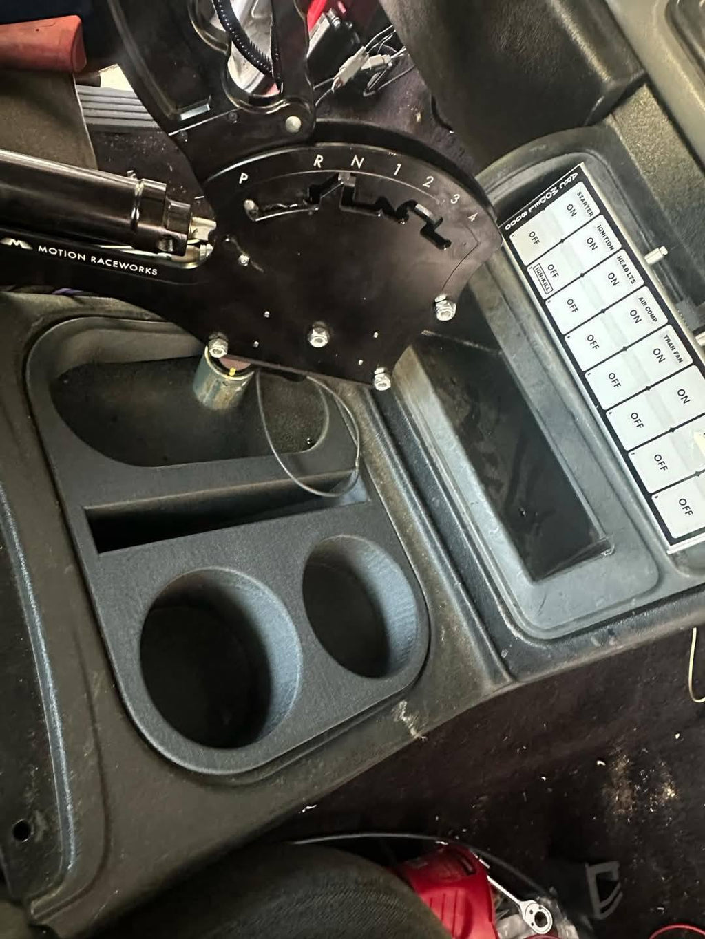 3D Printed ABS-GF Console Insert for 2003-2007 Silverado and Sierra - CarChains3d