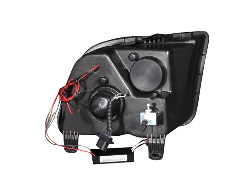 Anzo 2005-2009 Ford Mustang Projector Headlights w/ Halo Black