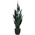 35.5 Inch  Indoor-Outdoor Artificial Fake Snake Plant