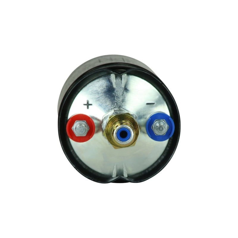AEM 400LPH High Pressure Inline Fuel Pump - M18x1.5 Female Inlet to M12x1.5 Male Outlet