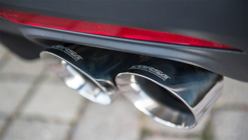 Corsa Performance 15-16 Ford Mustang GT 5.0 3in Cat Back Exhaust Polish Quad Tips