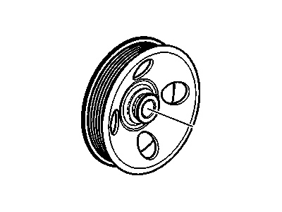 GM Type 2 Power Steering Pulley
