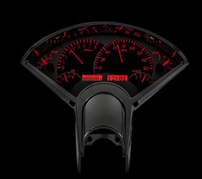 SATIN ALLOY RED DISPLAY