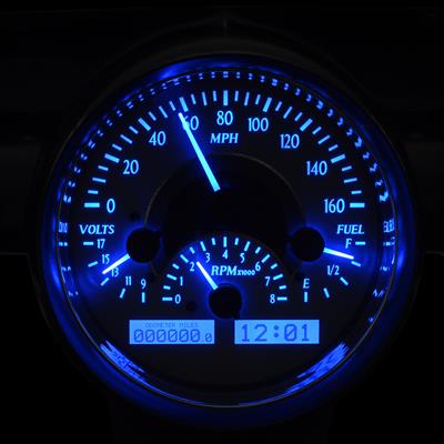 SATIN ALLOY BLUE DISPLAY