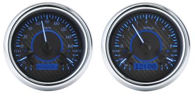 CARBON FIBER BLUE DISPLAY