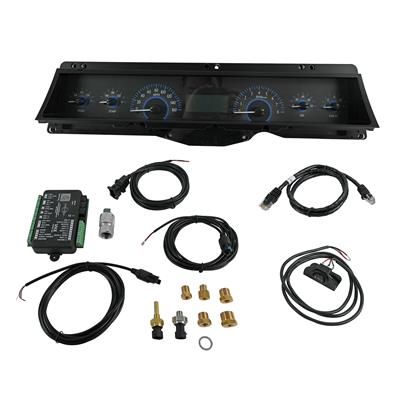 BLUE GAUGE CLUSTER