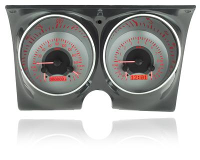 SATIN ALLOY RED DISPLAY