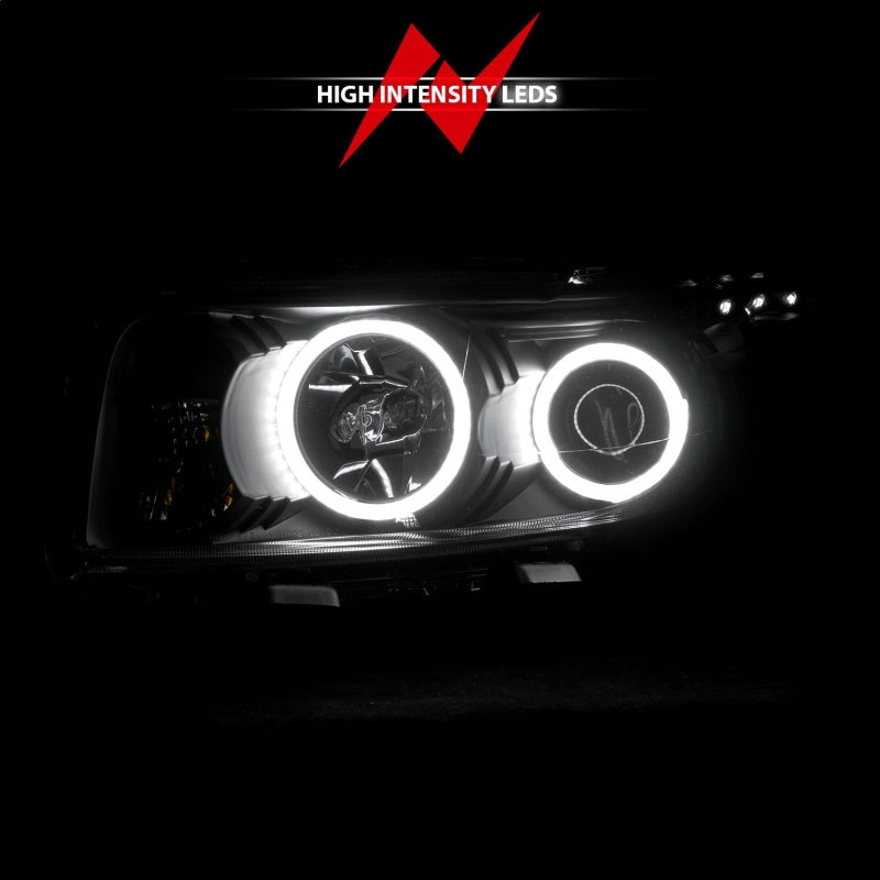 Anzo 2008-2010 Scion Xb Projector Headlights w/ Halo Black