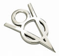 Ford Performance Parts Ford Racing Chrome V8 Badge