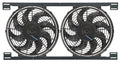 DUAL 12" FAN W/MNTG BRKTS