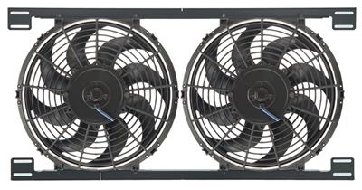 DUAL 12" FAN W/MNTG BRKTS