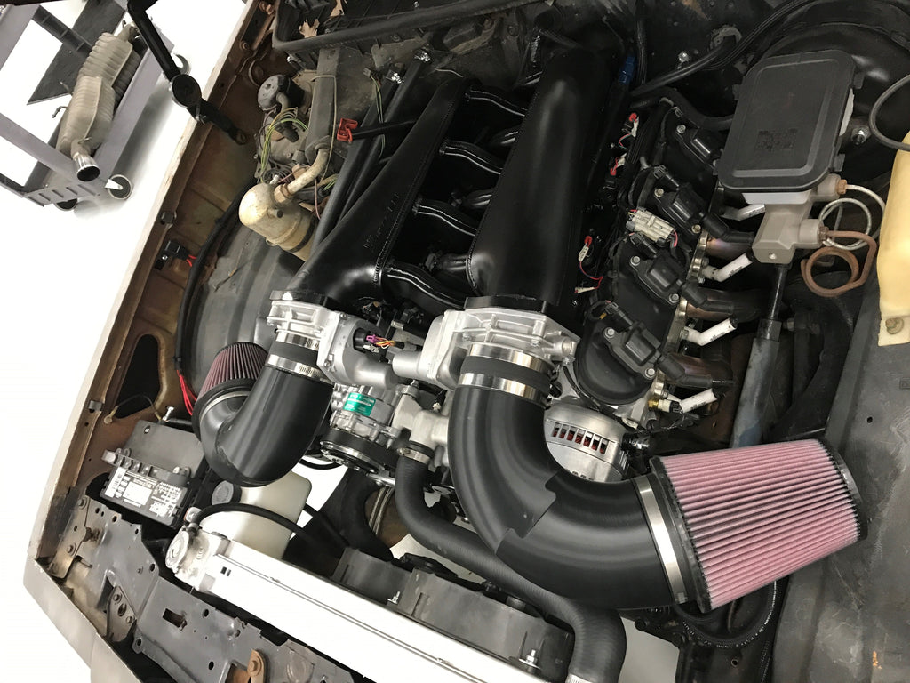 Sniper EFI Fabricated Intake Manifold Dual Plenum 92mm GM LS1/2/6, and Fuel Rail Kit - Silver