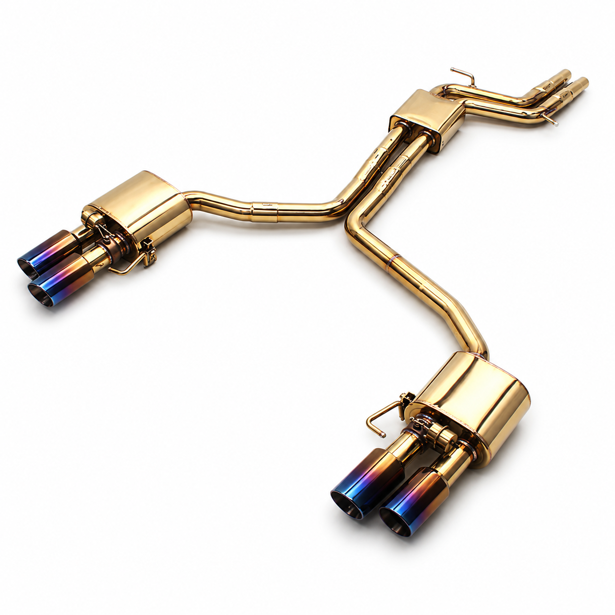 Stainless Valved Catback Exhaust System for Audi B8 B8.5 S4 S5