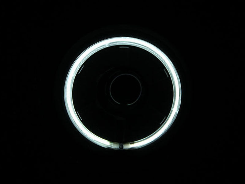 Anzo 2007-2013 Toyota Fj Cruiser Projector Headlights w/ Halo Black
