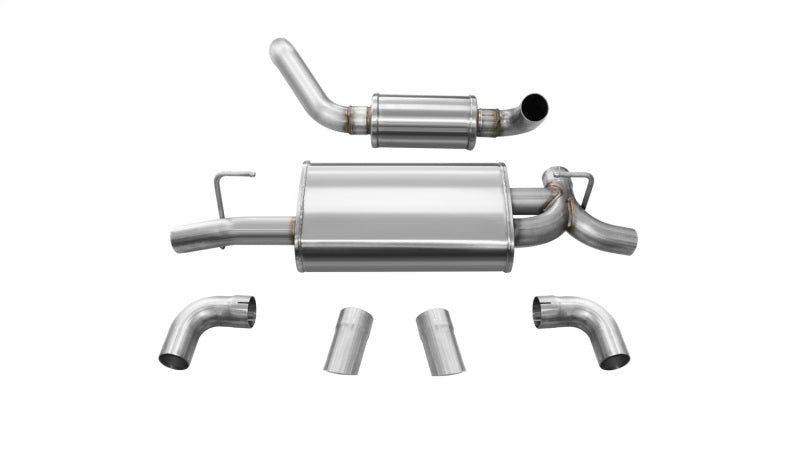 Corsa Performance Corsa 18+ Jeep Wrangler JL 2.5in Dual Rear Turn Down Exit Touring Axle