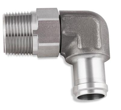 FITTING 90DEG NPT-BARB SS 3/4