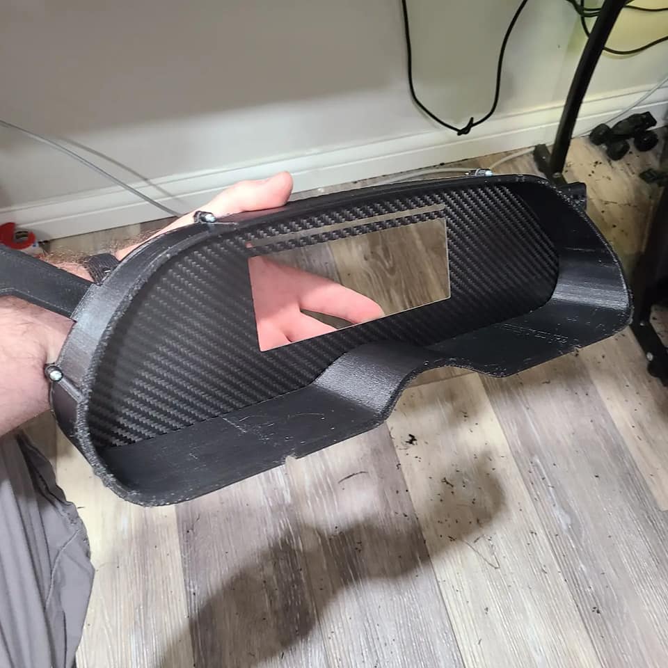 3D Printed Digital Dash Bezel for 1993-1996 Early 4th Gen Chevrolet Camaro - CarChains3d