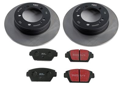 DISC BRAKE PAD AND ROTOR KIT