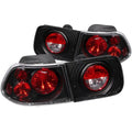 Anzo 1996-2000 Honda Civic Taillights Black