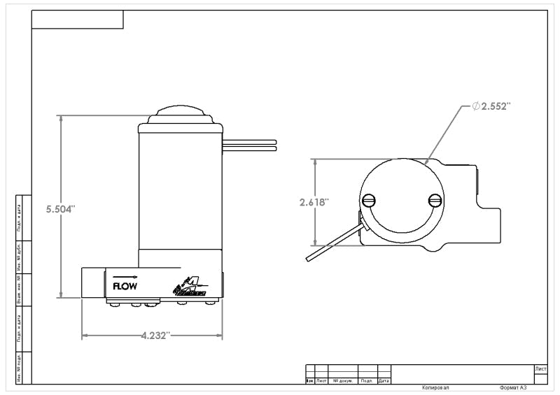 Aeromotive SS Fuel Pump - ORB-08
