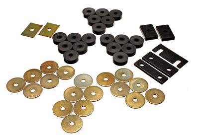 GM BODY MOUNTS- BLACK