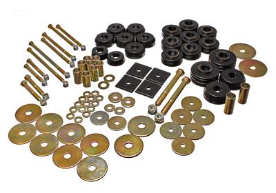 BODY MOUNT BUSHING SET BLACK