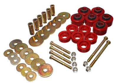 BODY MOUNT SET RED