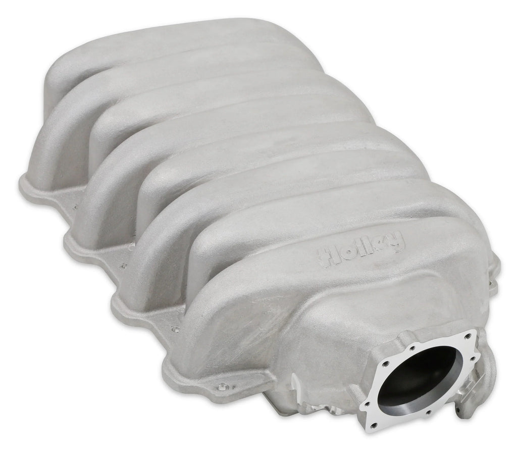 Holley Godzilla Low Profile Intake Manifold - Silver Finish