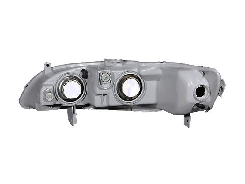 Anzo 1998-2002 Honda Accord Crystal Headlights Black