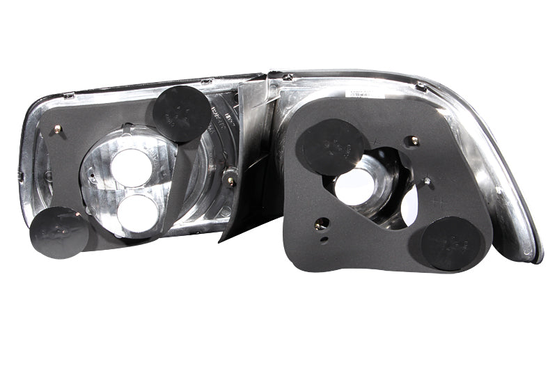 Anzo 1996-2000 Honda Civic Taillights Black