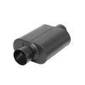 MUFFLER OVAL SS BLK 3IN CTR