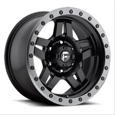 WHEEL ANZA D557 15X8 BLACK & A