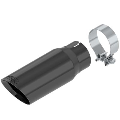 EXHAUST TIP -BLACK CHROME