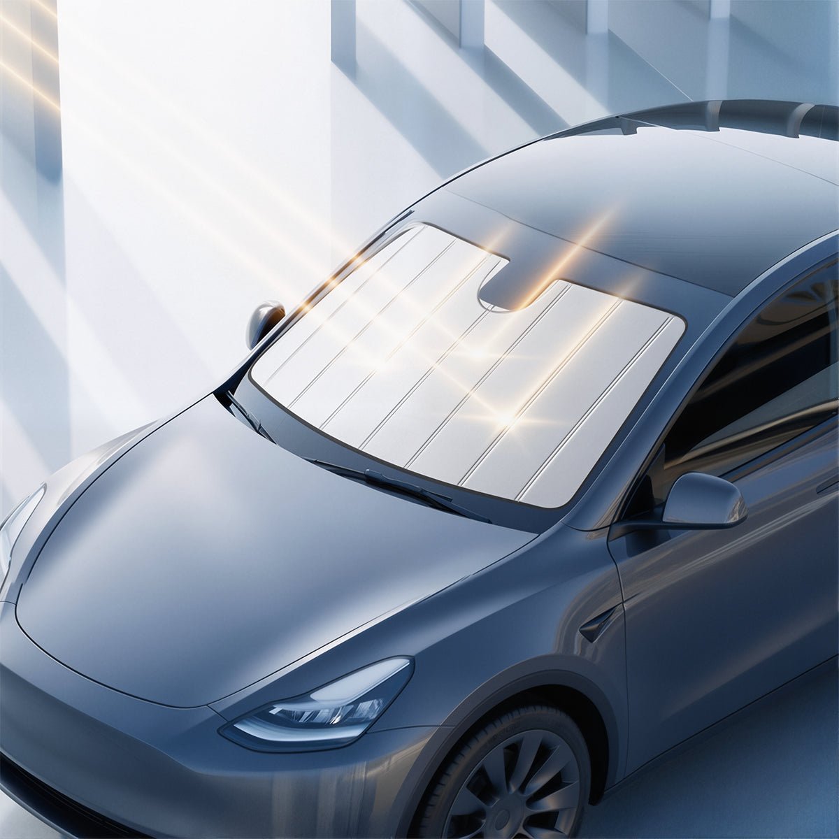 Foldable Front Windshield Sunshade for Model 3 & Model Y