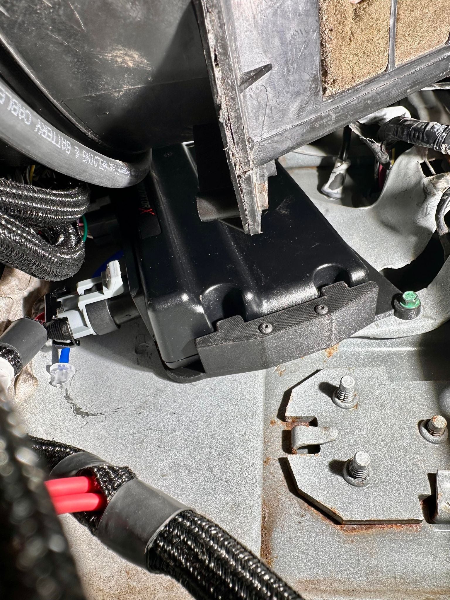 3D Printed Holley Terminator and HP ECU Mounts for 1987-2004 Ford Mustang- CarChains3d