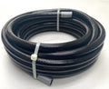 10 BLACK COVERED P.T.F.E. HOS