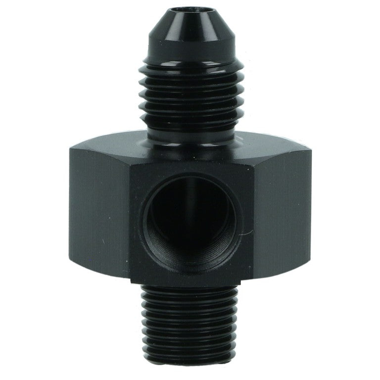 Thread Adapter -AN Male to Male with NPT Sensor Port