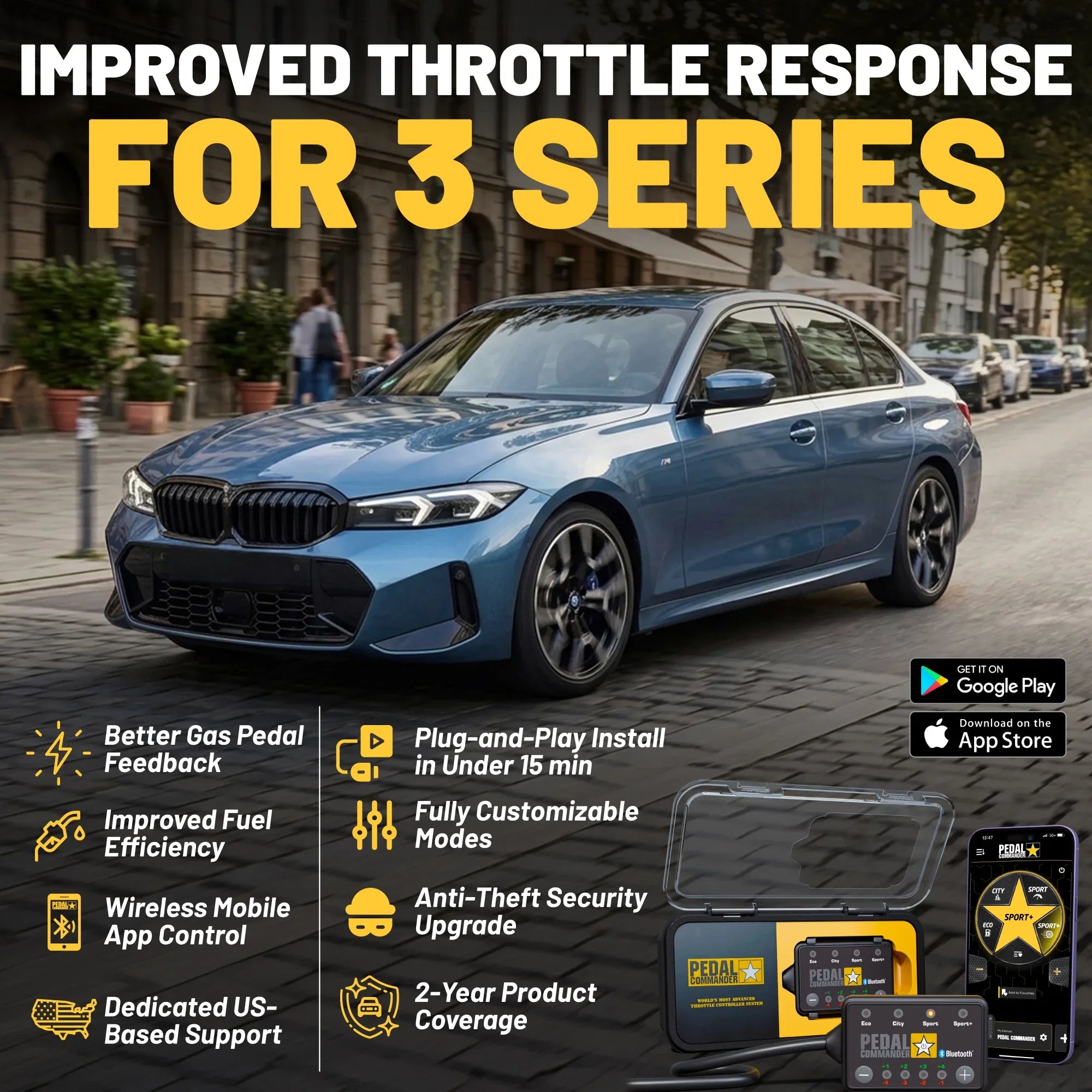 Pedal Commander for BMW 3 Series