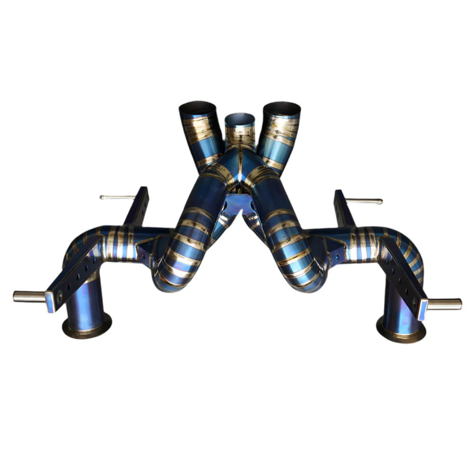 Titanium Straight Pipe Exhaust System for Lamborghini Aventador S LP740‑4 6.5L V12