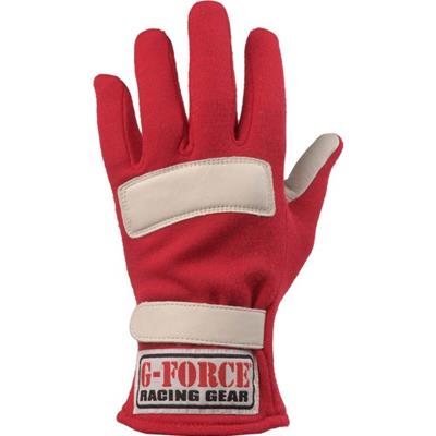 GF G5 GLOVES LRG RED