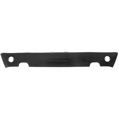 VALANCE REAR WITH EXHAUST HOLE