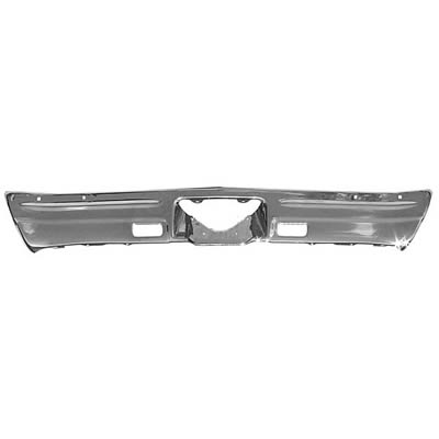 BUMPER FACE BAR REAR CHROME EX