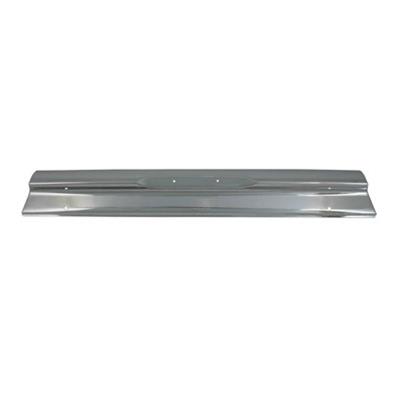CHROME REAR BUMPER CENTER FACE