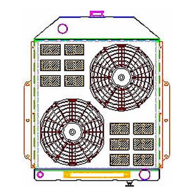 EXACT FIT COMBO UNIT RADIATOR