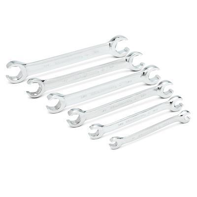 6 PC. SAE FLARE NUT WRENCH SET