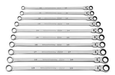 10 PC. RATCHETING WRENCH SET
